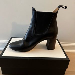 Chloe Leather Ankle Boots